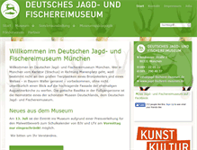 Tablet Screenshot of jagd-fischerei-museum.de